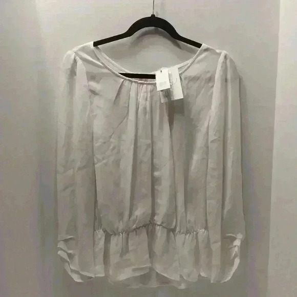 Joie Beautiful Flowing 100% Silk Blouse Size L - Picture 1 of 8